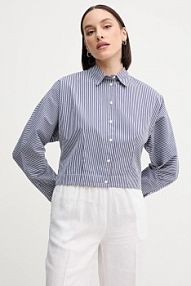 Koszula United Colors of Benetton  niebieska damska 59T7DQ0AS