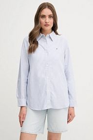 Koszula Tommy Hilfiger  niebieska damska WW0WW46111