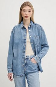 Koszula jeansowa Tommy Jeans  niebieska DW0DW20365