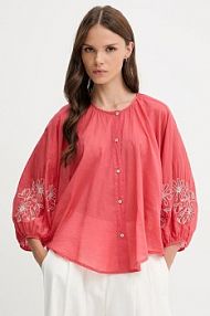 Koszula United Colors of Benetton  różowa damska 5VZCDQ0BN