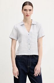 Koszula z krótkim rękawem United Colors of Benetton  niebieska 5YPVDQ0BX