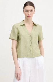 Koszula z krótkim rękawem United Colors of Benetton  zielona 5YPVDQ0BX