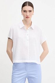 Bluzka United Colors of Benetton  biała damska 5ONVDQ0BQ