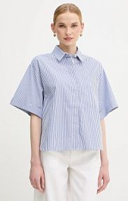 Koszula z krótkim rękawem United Colors of Benetton  granatowa 5SZRDQ0C0