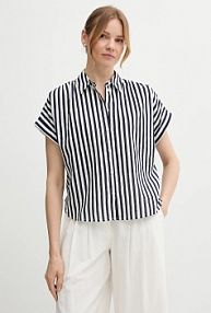 Koszula United Colors of Benetton  granatowa damska 58I5DQ08M