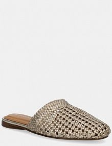 Klapki eleganckie Tommy Hilfiger  złote FW0FW08606