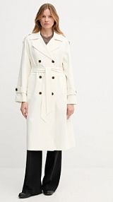 Płaszcz DKNY  beżowy damski DLEMPQ97