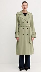 Płaszcz DKNY  zielony damski DLEMPQ97