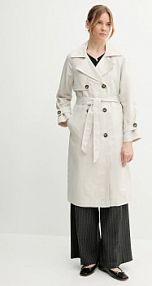 Płaszcz Sisley  beżowy damski 2UHULN05R