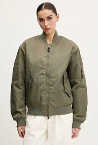 Kurtka przejściowa Guess Jeans  zielona damska W5RL81.WHAA2