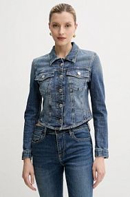 Kurtka jeansowe pinko  niebieska damska 104972.A2I5