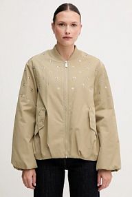 Kurtka przejściowa Sisley  zielona damska 2ZCRLN05L