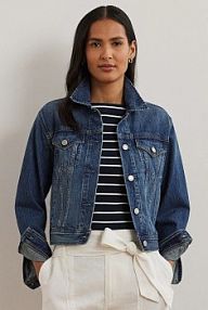 Kurtka jeansowe Lauren Ralph Lauren  niebieska damska 200963856