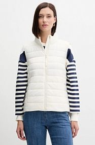 Kamizelka United Colors of Benetton  beżowa damska 2TWDDJ00V