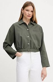 Kurtka przejściowa Guess  zielona damska W5GL27.WH872