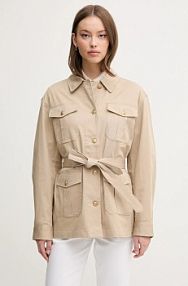 Kurtka przejściowa Tommy Hilfiger  beżowa damska WW0WW45933