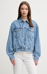 Kurtka jeansowe Calvin Klein Jeans  niebieska damska J20J225182