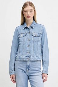 Kurtka jeansowe Tommy Jeans  niebieska damska DW0DW20123