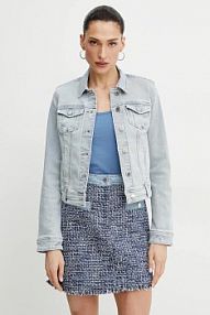 Kurtka jeansowe Morgan  niebieska damska VPOMI