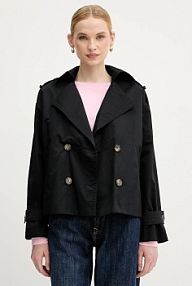 Kurtka przejściowa Sisley  czarna damska 227YLN05Q