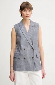 Kamizelka United Colors of Benetton  niebieska damska 29KBDJ00W