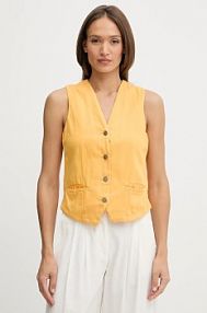 Kamizelka United Colors of Benetton  żółta damska 2LEDDJ00G