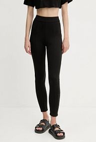 Legginsy Armani Exchange  czarne damskie XW000369.AF12