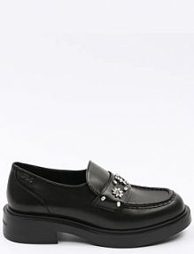 Mokasyny Karl Lagerfeld  czarne damskie KL41215.00S