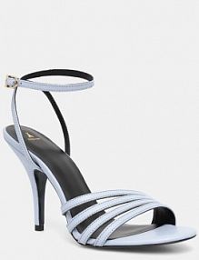 Sandały na obcasie PATRIZIA PEPE  niebieskie 8X0077.L048.C