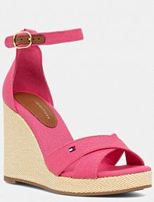 Espadryle Tommy Hilfiger  różowe damskie FW0FW08661