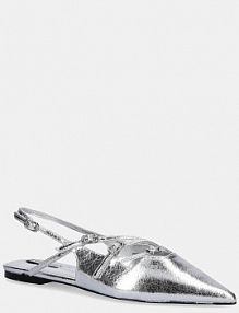 Baleriny Steve Madden  srebrne SM11003709.SC