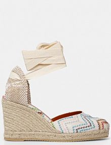 Espadryle na koturnie Missoni  multicolor MWB008.081