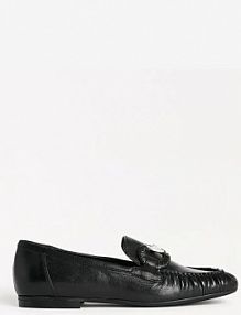 Mokasyny Karl Lagerfeld  czarne damskie KL41123.000