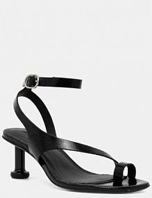 Sandały na obcasie ALOHAS  czarne S100792.01