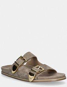 Klapki Billi Bi  beżowe damskie A8621.Beige