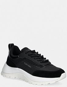Sneakersy Calvin Klein  czarne damskie HW0HW02487