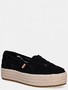 Espadryle TOMS  czarne damskie 10021913