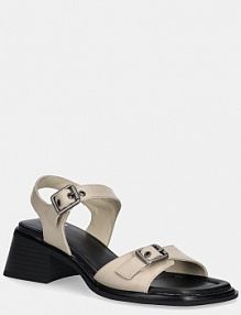 Sandały na obcasie Vagabond Shoemakers  beżowe 5911.101.37