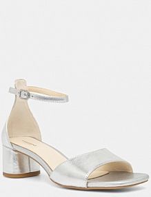 Sandały na obcasie Vagabond Shoemakers  srebrne 5921.083.79