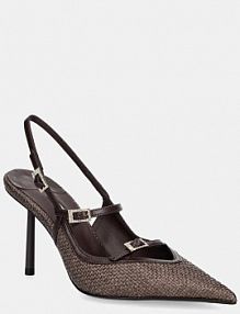 Szpilki Le Silla  brązowe 4213D080BXPPP