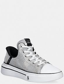 Tenisówki Skechers  srebrne damskie 186006