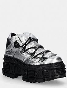 Sneakersy New Rock  srebrne damskie M.106WALL.C16