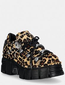 Sneakersy New Rock  brązowe damskie M.120N.C54