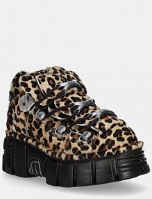 Sneakersy New Rock  brązowe damskie M.106.C114