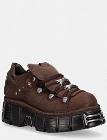 Sneakersy New Rock  brązowe damskie M.120N.C56