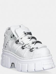 Sneakersy New Rock  białe damskie M.106.S53