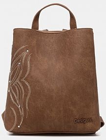 Plecak Desigual  brązowy damski 25SAKP07