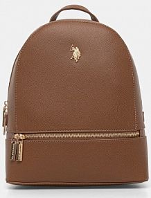 Plecak U.S. Polo Assn.  brązowy damski BEUJE8653WVP