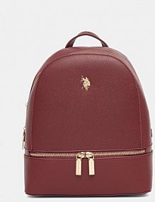 Plecak U.S. Polo Assn.  bordowy damski BEUJE8653WVP
