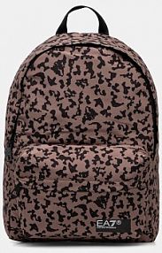 Plecak EA7 Emporio Armani  brązowy damski AF10465.7X000